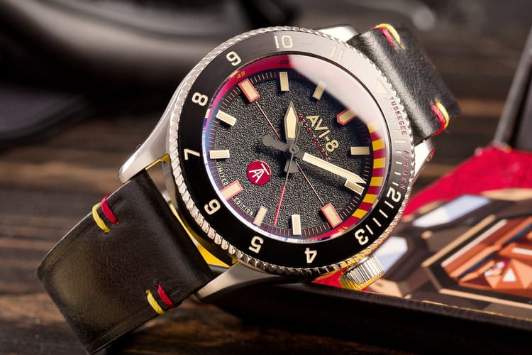 AVI-8 Nods to the 332nd Fighter Group With Flyboy Tuskegee Airmen Meca-Quartz Limited-Edition