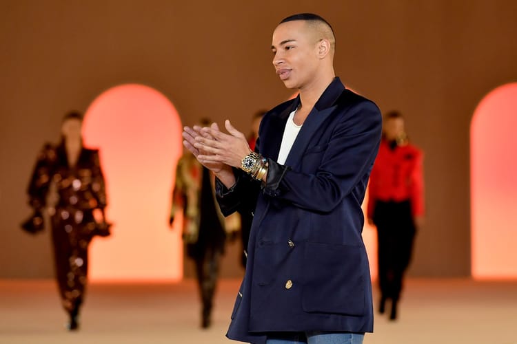 Olivier Rousteing ouvre les portes de Balmain pendant le confinement