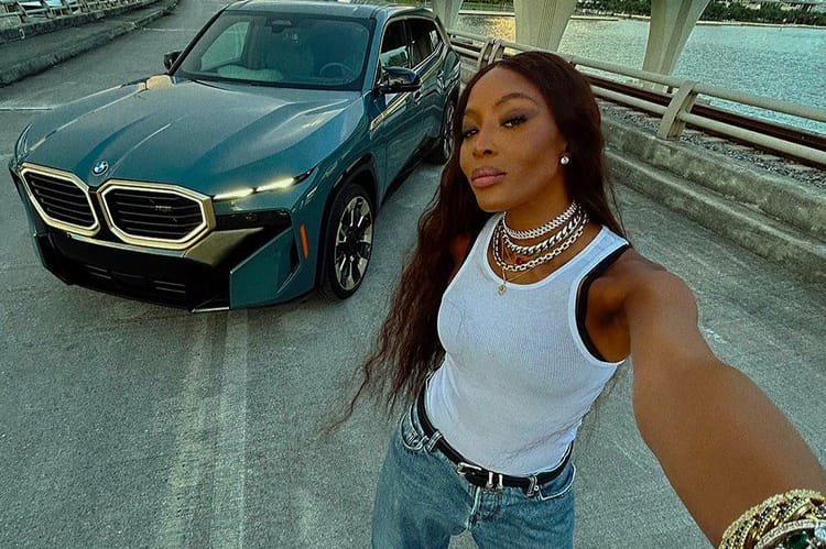 Naomi Campbell Will Design a One-Off BMW XM Hybrid Performance SUV
